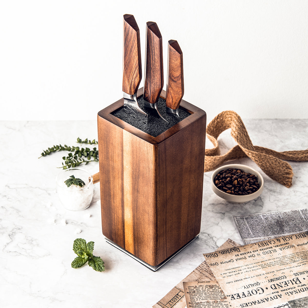 Asiro Knife Holder full Asiro set displayed