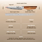 Asiro Utility Knife in a home kitchen setting