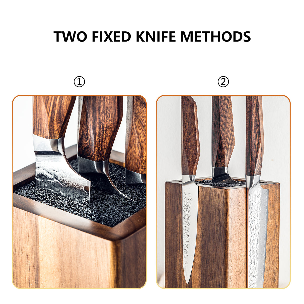Asiro Knife Holder wood grain detail