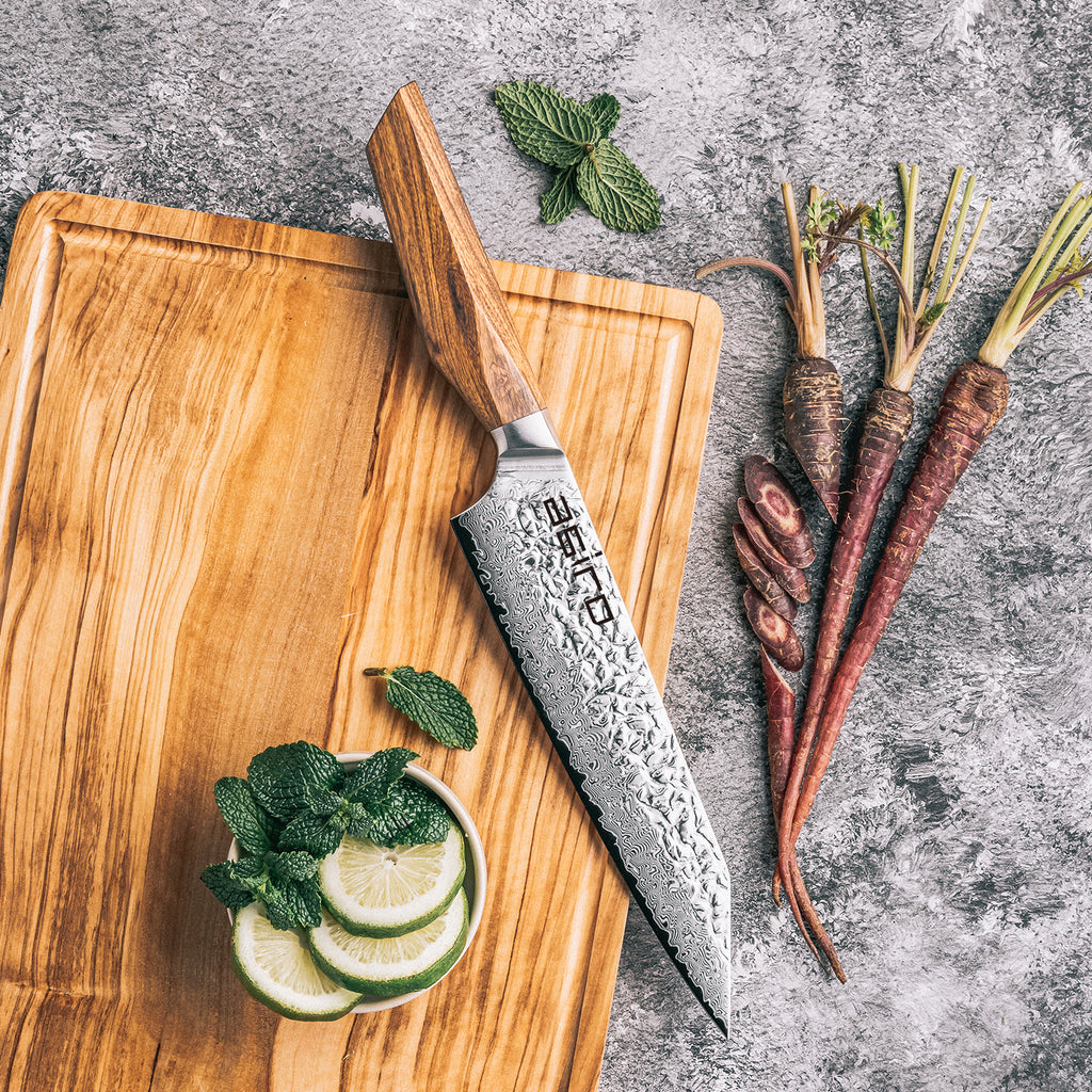 Asiro Kiritsuke 8.3" — Damascus Chef Knife